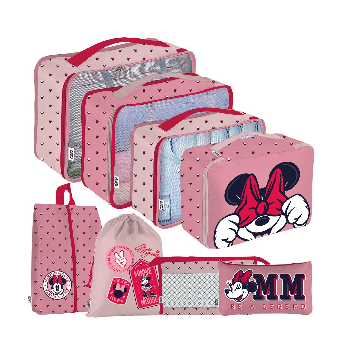Set d'Organisateurs de Bagages Minnie