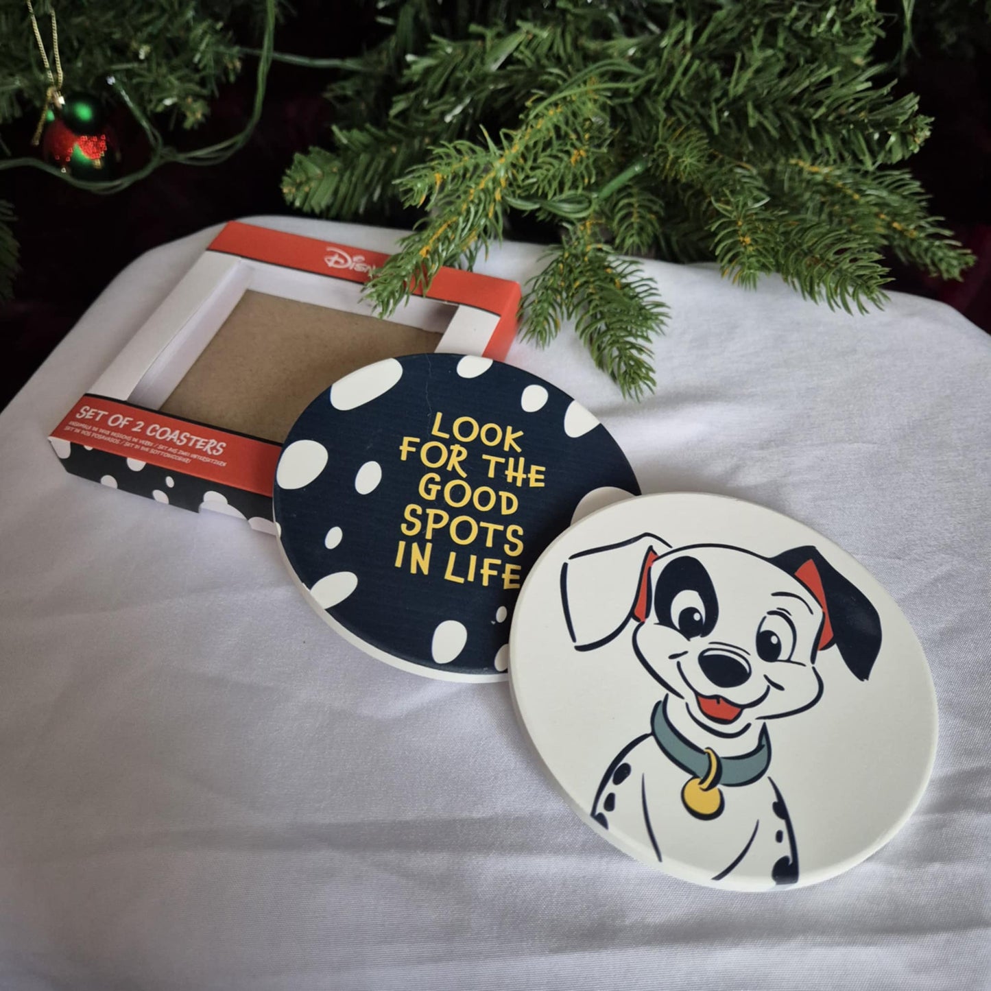 set de 2 Sous verres 101 Dalmatiens