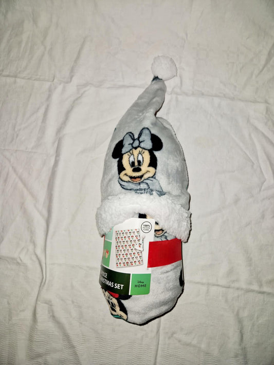 Plaid Minnie avec bonnet